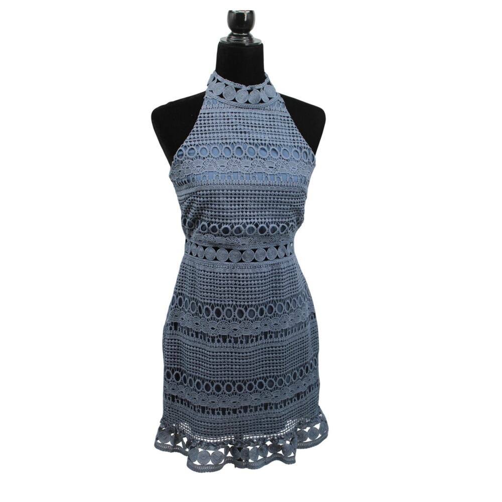 Twosisters The Label Rivers Dress Steel Blue 10